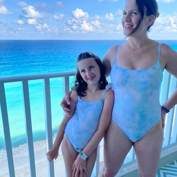 Summersalt Cotton Candy Skies X Sara Foster - The Perfect High Leg One Piece - Picture 9 of 10
